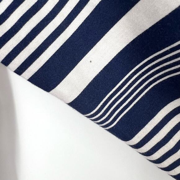 Ralph Lauren Chaps Womens Sz XL Navy Blue No Iron Blouse Shirt Top Button Up - Picture 9 of 11